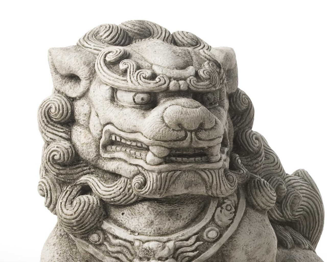 Paired Foo Dogs | Foo Dog garden ornaments | Oriental foo dogs | Giant