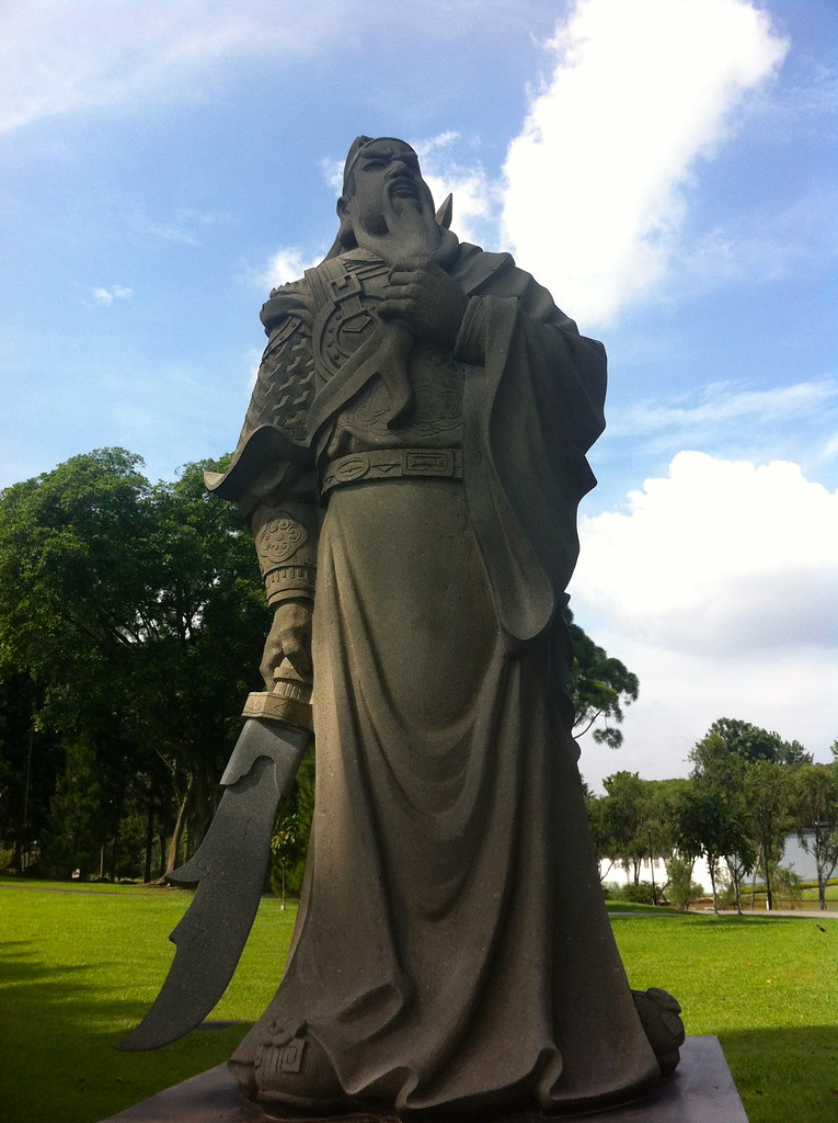 Statue at Chinese Garden | At the Chinese Garden in Singapor… | Flickr