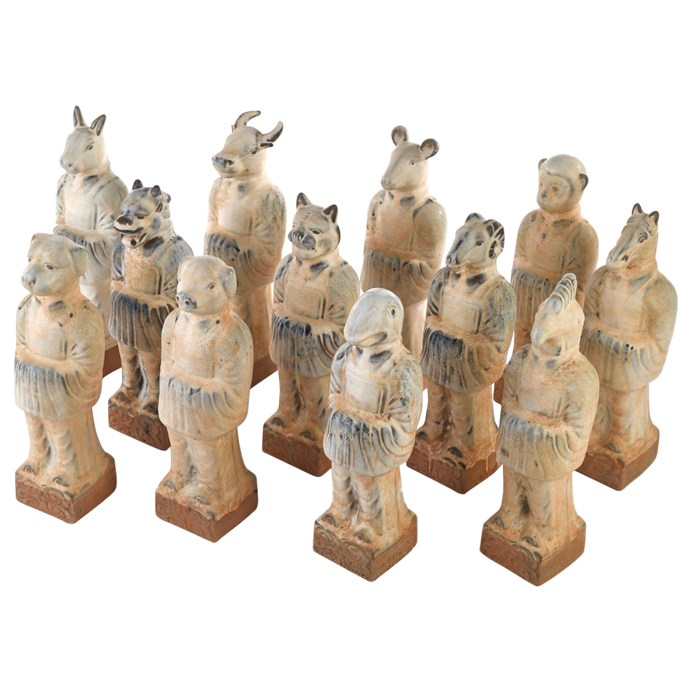 Chinese Zodiac Animal Figurines at 1stDibs