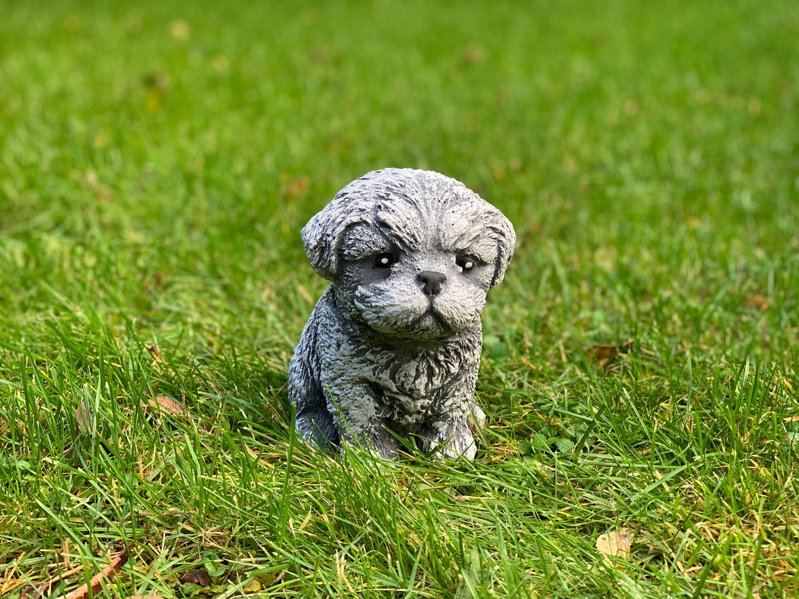 Shih-tzu Concrete Statue Shih-tzu Statue Dog Statues | Etsy