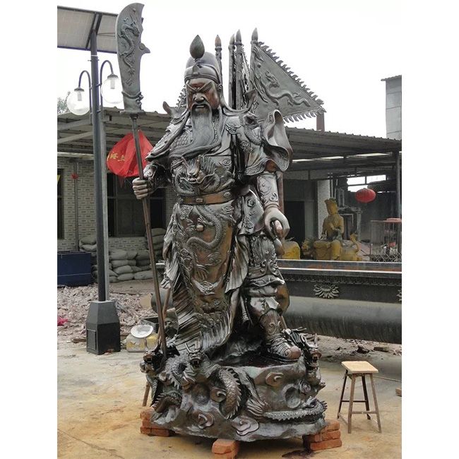 Chinese god of war general guan yu statue for sale