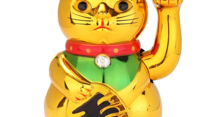 chinese cat with swinging arm Amazon.com: xizhi 10 inches lucky cat waving arm welcoming cat chinese