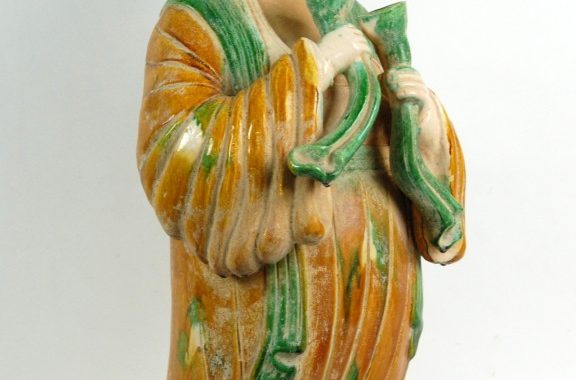 fat chinese statue Ceramic fat lady statue chinese tang art woman 31" f