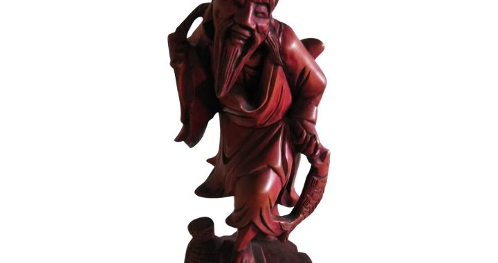 chinese fisherman statue meaning Antique jade chinese fisherman statue carving, hand carved jade stone