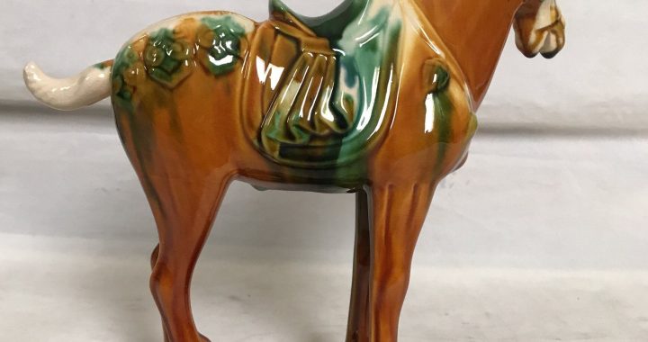 chinese ceramic horse statue Large ancient chinese terracotta sui dynasty horse sculpture