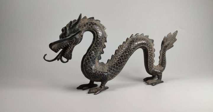 chinese bronze dragon statues Chinese dragon bronze sculpture — allsculptures