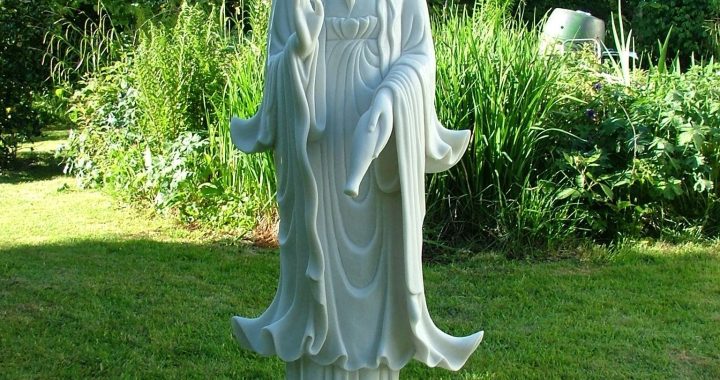 kwan yin jade statue Sold price: collection natural jadeite jade kwan-yin statue