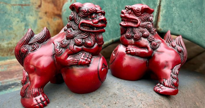 resin foo dog statues Foo statues stone large dogs