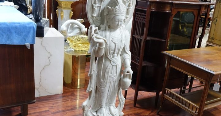 chinese marble statues Antique chinese marble buddha sculpture, 1900s for sale at 1stdibs