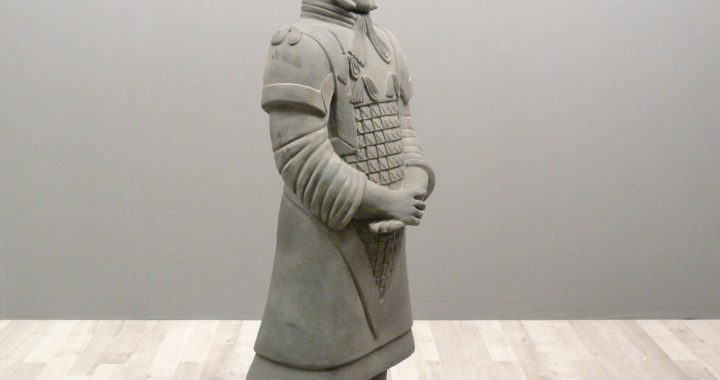 chinese soldier sculptures Stone chinese soldier statue 8422509 stock photo at vecteezy