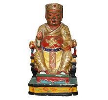 chinese kitchen god statue Kitchen god buddha statue wood stone buddhamuseum