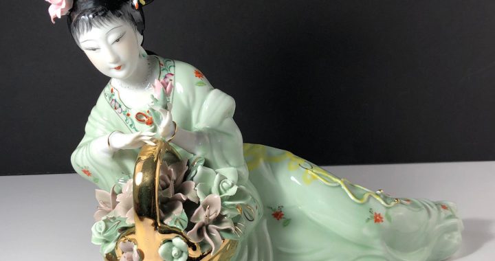 antique asian statues Statues figurines chinese resin vintage asian female large male composite ebay statue saved